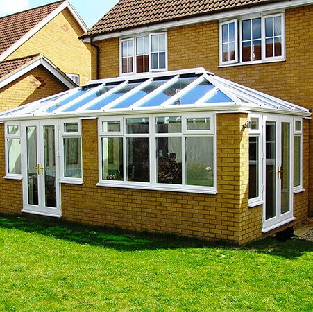 conservatory installed in leicester