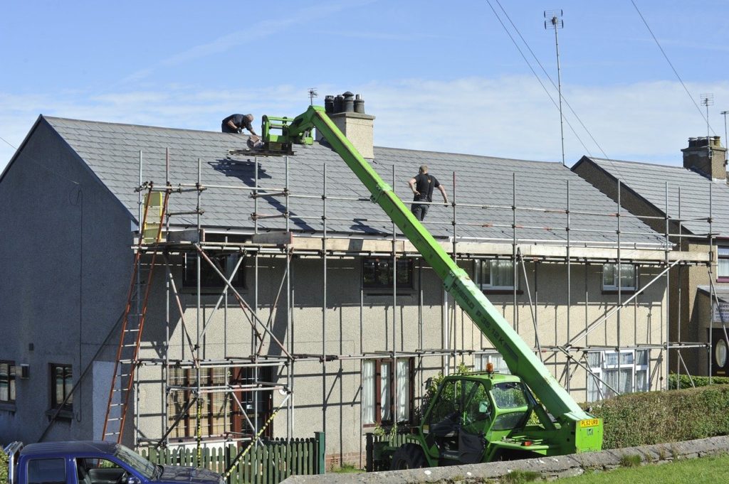 roofing scaffolding